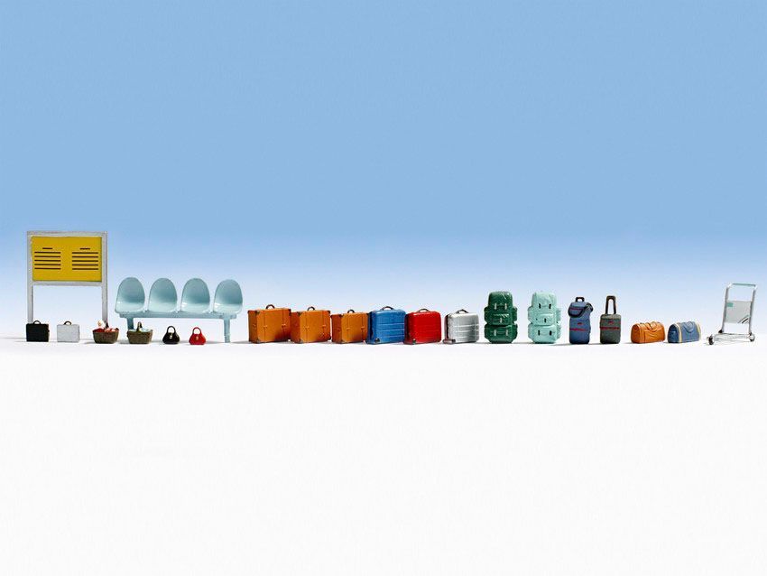 Noch 14810 - Bahnhofs-Zubehör H0 1:87