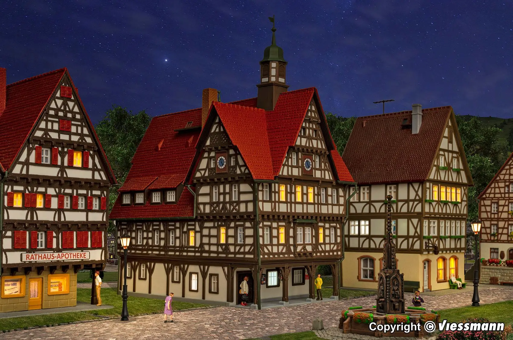 Kibri 38907 - Rathaus in Bad Urach H0 1:87