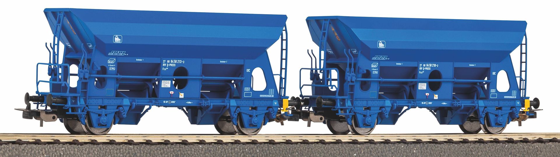 Piko 58281 - Schüttgutwagen Set Press Ep.VI 2.tlg. Fc H0/GL