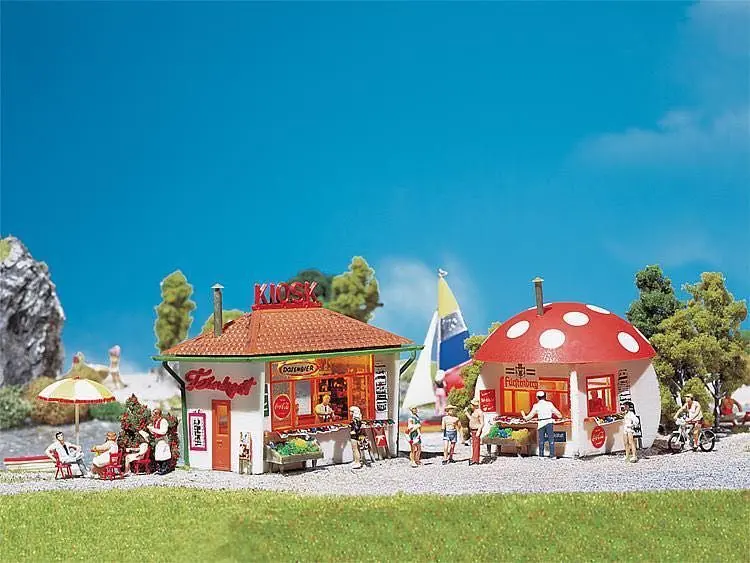 Faller 120135 - Kiosk Und Pilzkiosk H0 1:87