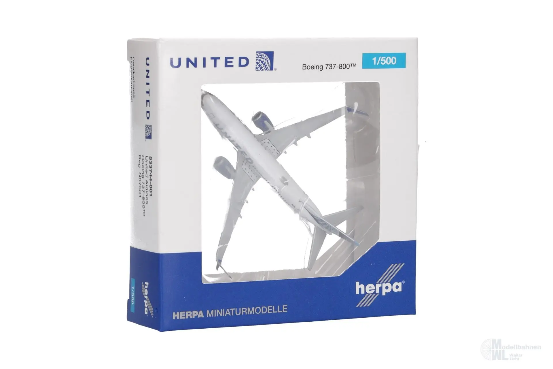Herpa 533744-001 - Boeing 737-800 United Airlines 1:500