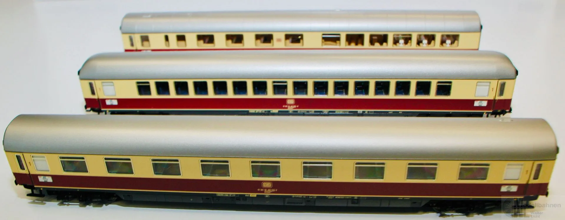 Märklin 43859 - MÄRKLIN - Wagen-Packung TEE Bavaria DB Ep.III 3.tlg. H0/WS