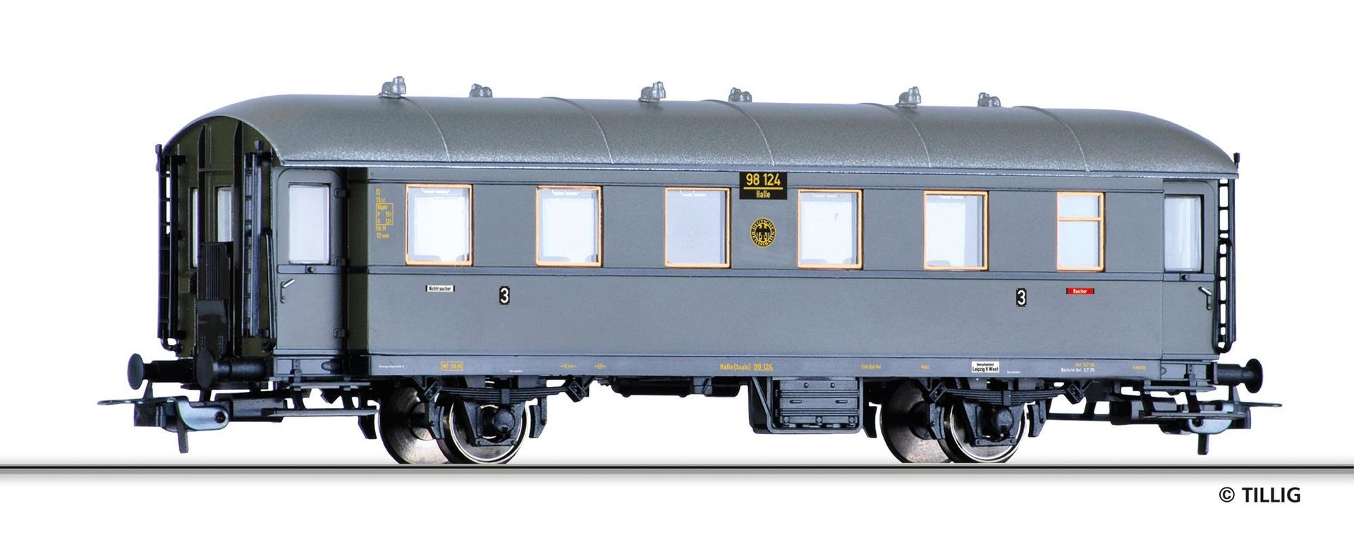 Tillig 74966 - Personenwagen DRG Ep.II 3.Kl. Ci-34 H0/GL