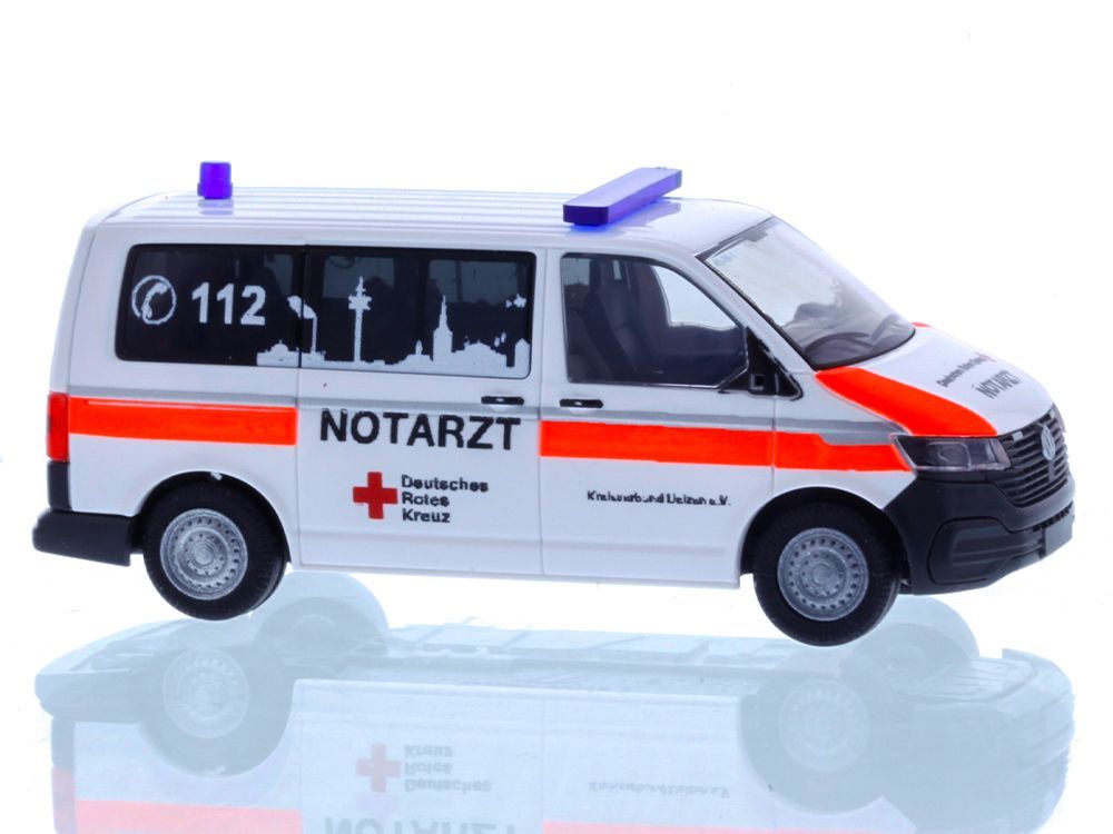 Rietze 53744 - Volkswagen T6.1 DRK Uelzen H0 1:87 Rietze 53744 - Volkswagen T6.1 DRK Uelzen H0 1:87