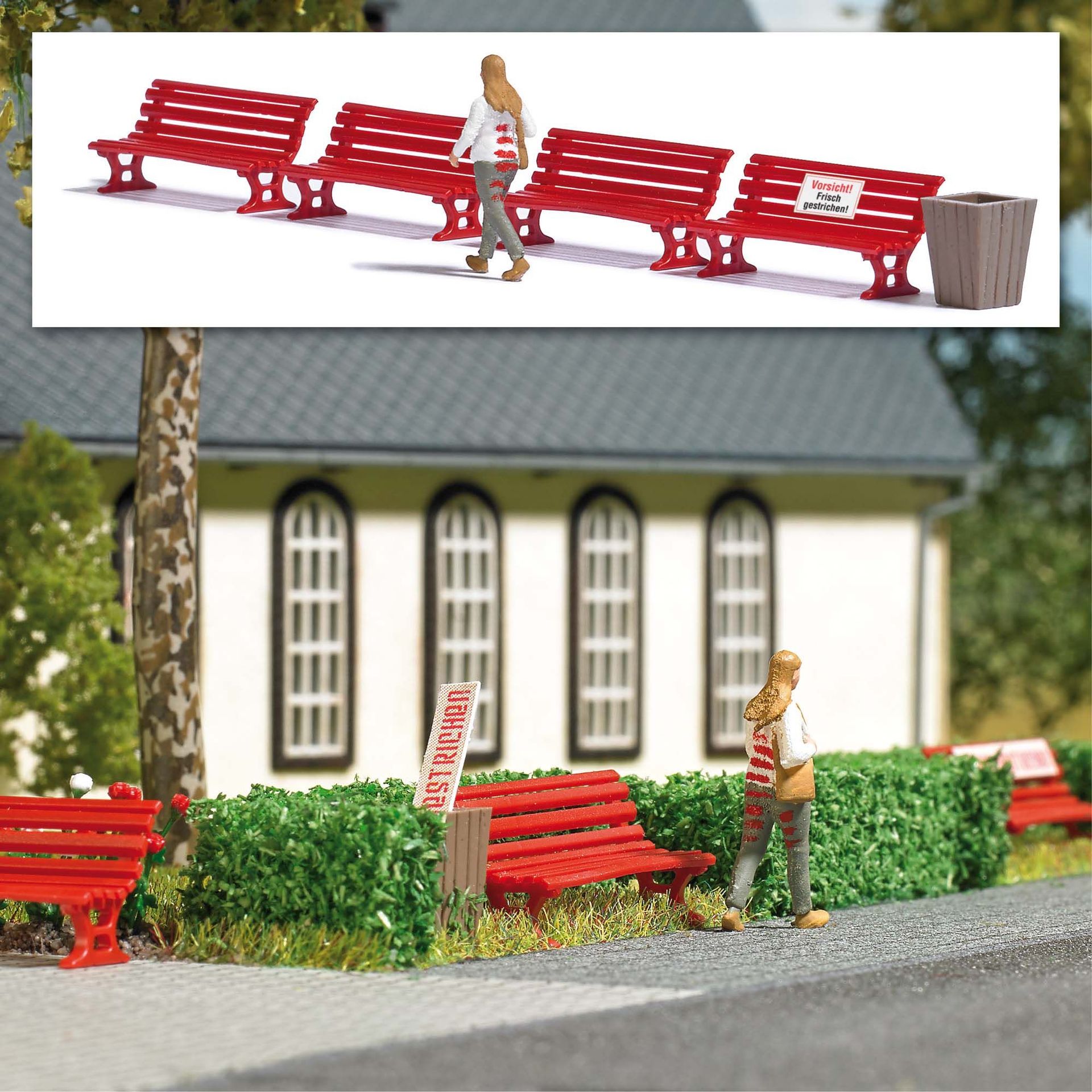 Busch 7979 - A-Set: Frisch gestrichen! H0 1:87 Busch 7979 - A-Set: Frisch gestrichen! H0 1:87