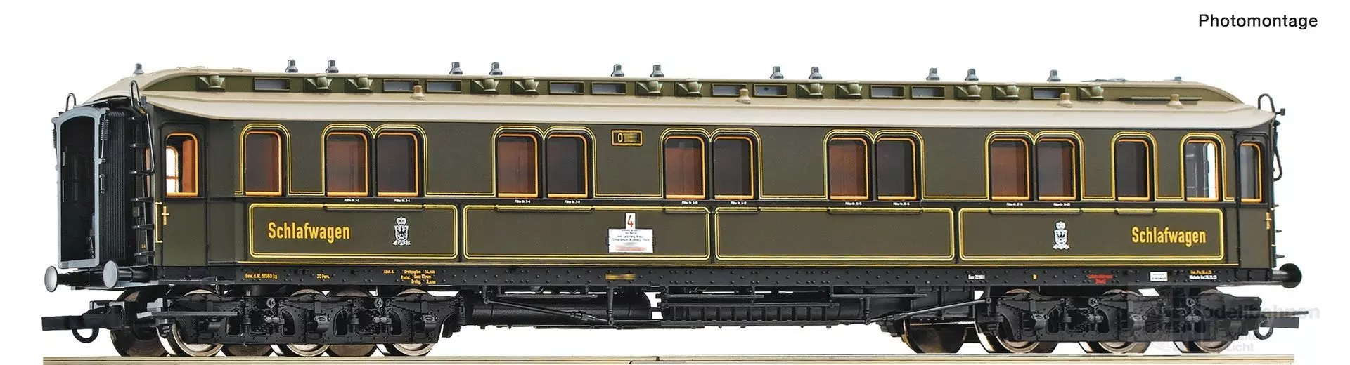 Roco 6200240 - Schlafwagen KPEV Ep.I H0/GL