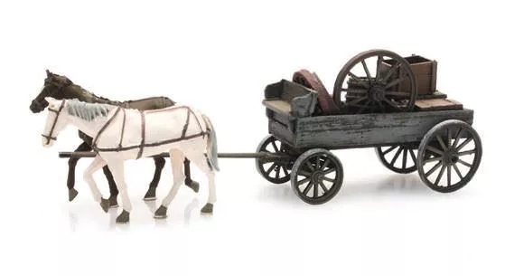 ARTITEC b.v. 387286 - Flachwagen mit Ladung H0 1:87