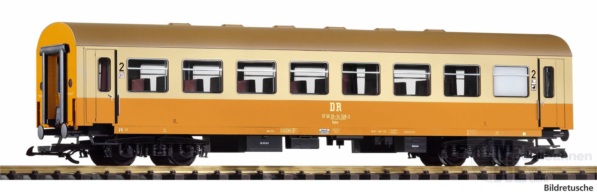 Piko 37658 - Rekowagen DR Ep.IV Städte-Express 2.Kl. Spur G 1:22,5