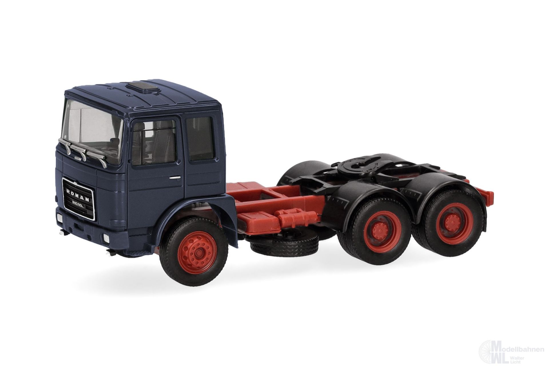 Herpa 310567-005 - Roman Diesel Zugmaschine 3 achs blau H0 1:87