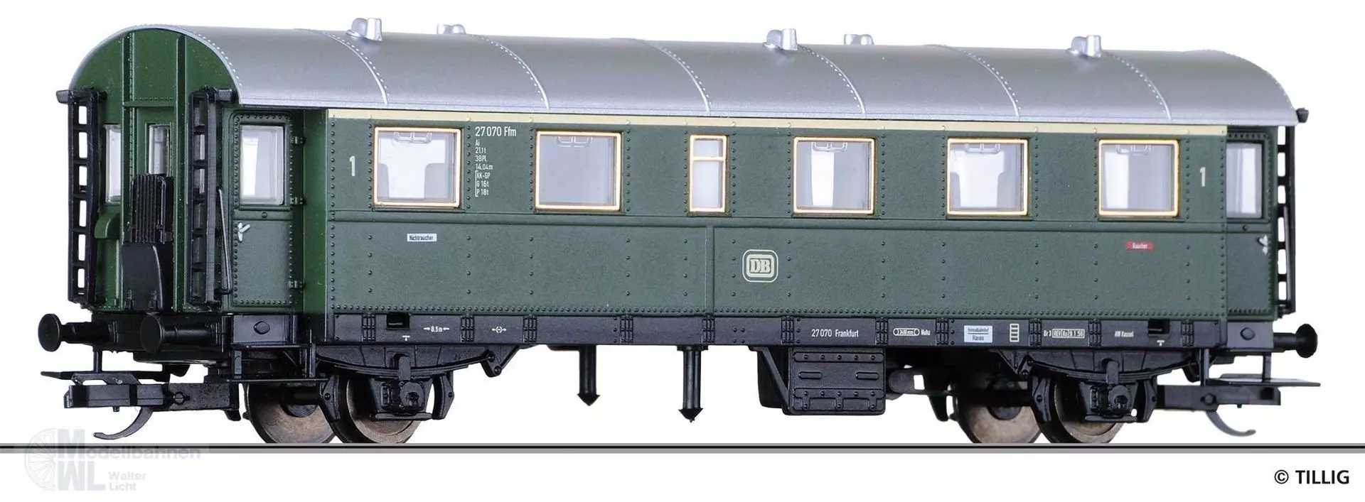 Tillig 16006 - Personenwagen DB Ep.III 1.Kl. Ai TT 1:120