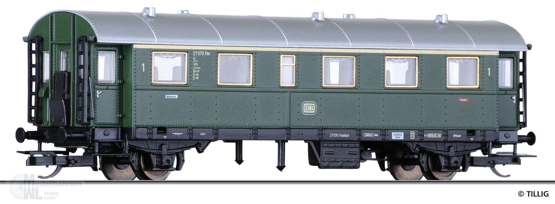 Tillig 16006 - Personenwagen DB Ep.III 1.Kl. Ai TT 1:120