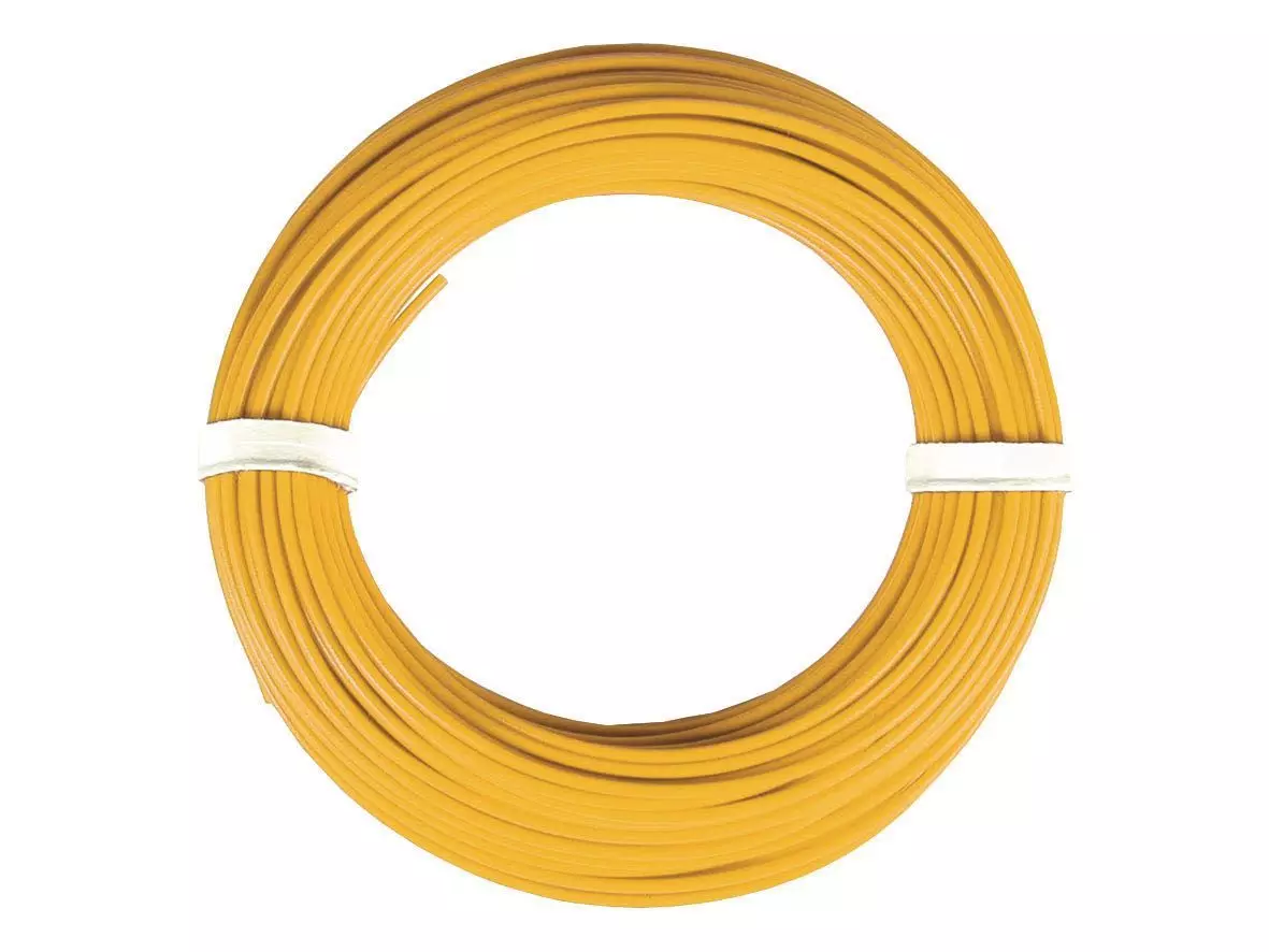 Viessmann 6864 - Kabelring 0,14mm gelb 10 Meter