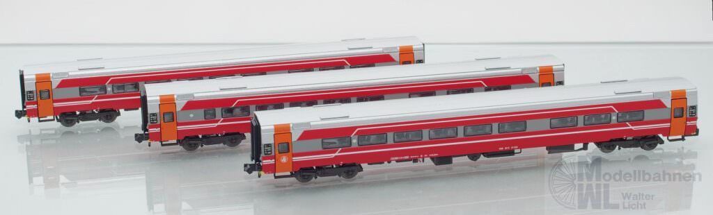 ASM 18001 - Personenwagen Set NSB Ep.V B7 Tomatensuppendesign 3.tlg. N 1:160
