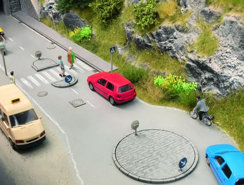 Noch 14690 - Verkehrsinsel-Set N 1:160