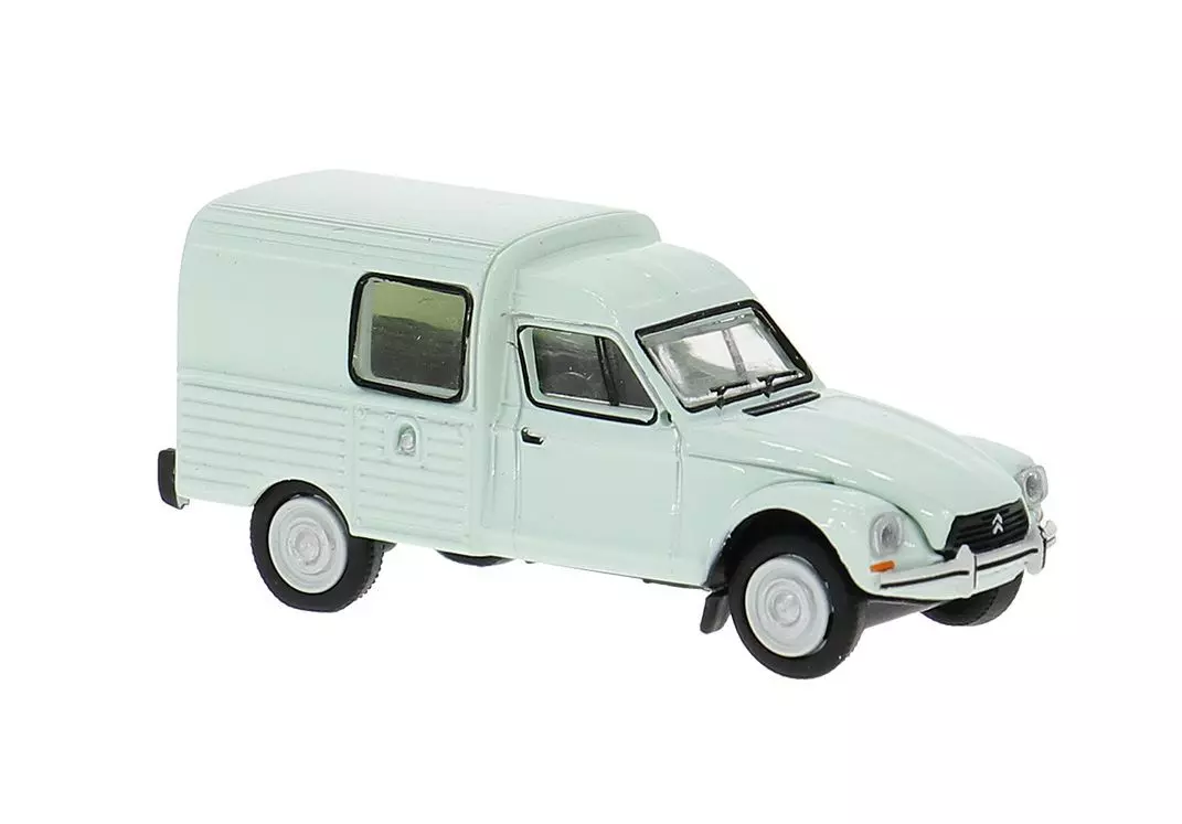 Brekina 14286 - Citroen Acadiane, pastelltürkis H0 1:87