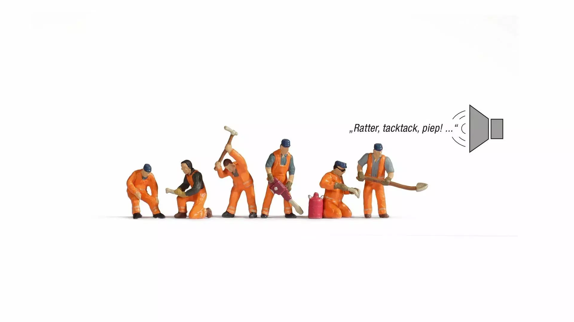 Noch 12801 - Baustelle am Gleis H0 1:87