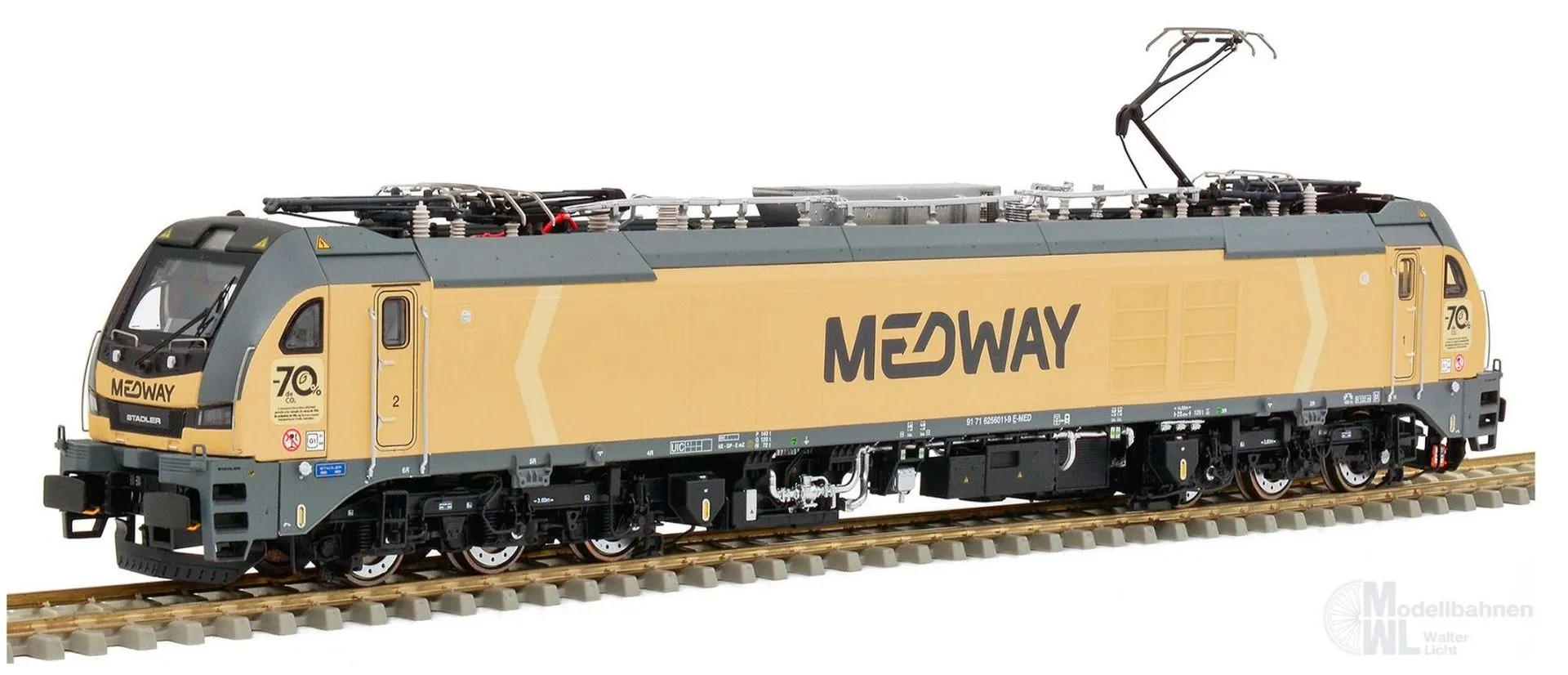 Sudexpress S2562011 - E-Lok BR 256 201-6 MEDWAY Ep.VI H0/GL