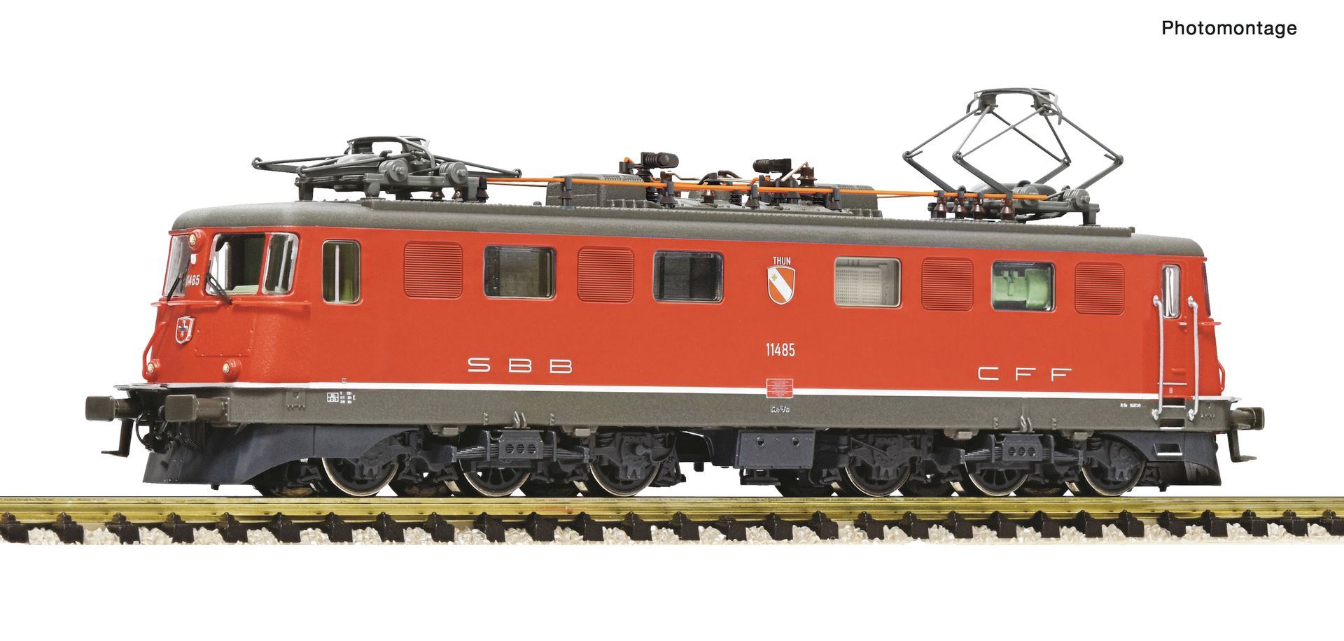 Fleischmann 7570109 - E-Lok Ae 6/6 SBB Ep.V 11485 rot N 1:160 SOUND