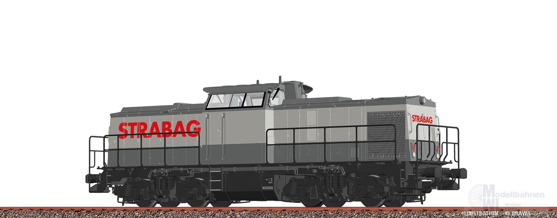 Brawa 41706 - Diesellok BR 203 841-2 STRABAG Ep.VI H0/WS DIGITAL EXTRA