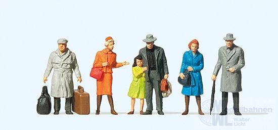 Preiser 14044 - Stehende Reisende H0 1:87
