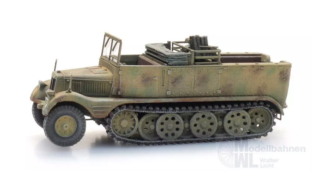 ARTITEC b.v. 6870584 - WM Sd.Kfz. 11 Leichter Zugkraftwagen 3 t Tarnung Fertigmodell H0 1:87