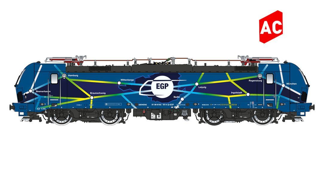 LS Models 16651 - E-Lok BR 192 Smartron EGP Ep.VI H0/WS