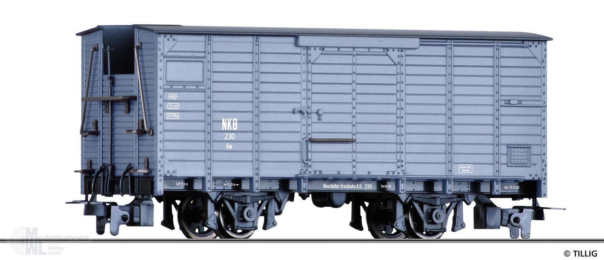 Tillig 15947 - Güterwagen ged. NKB Ep.III Gw H0m