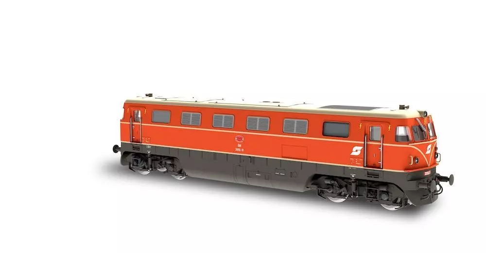 Jägerndorfer Modellbahn 20532 - Diesellok Rh 2050.01 ÖBB Ep.IV Valousek H0/GL Sound