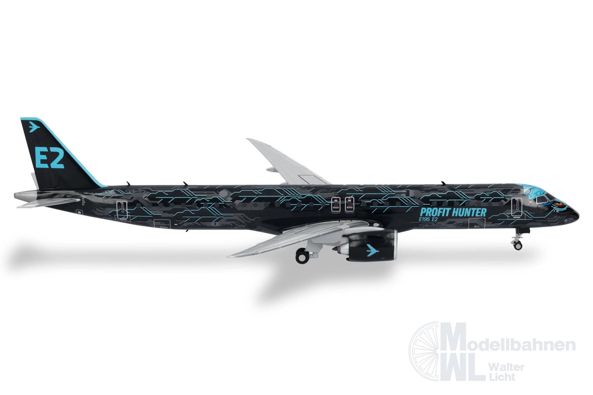 Herpa 572989 - E195-E2 Embraer TechEagle 1:200 Herpa 572989 - E195-E2 Embraer TechEagle 1:200