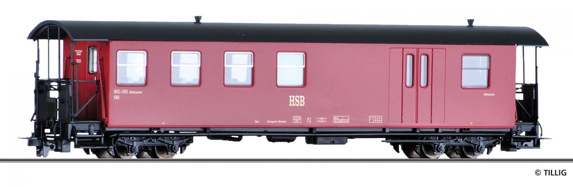 Tillig 03941 - Packwagen HSB Ep.V/VI KBD H0e Tillig 03941 - Packwagen HSB Ep.V/VI KBD H0e