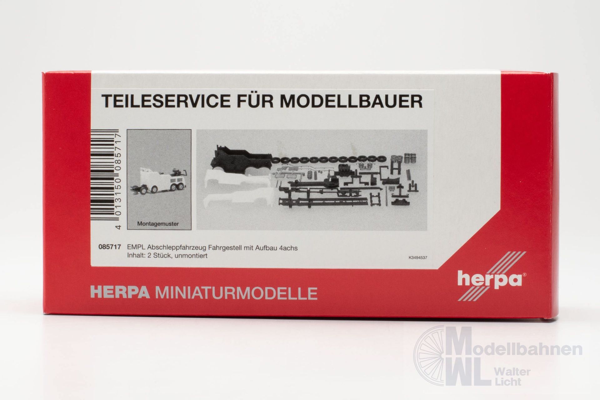Herpa 085717 - Teileservice EMPL Aufbau mit FG und RS H0 1:87