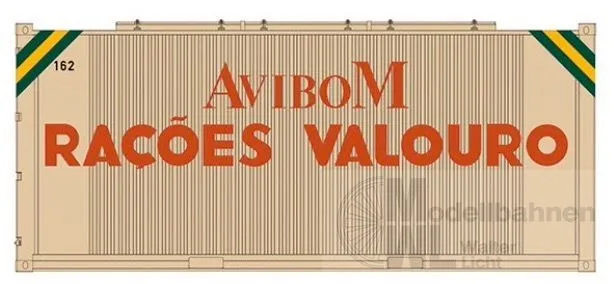Sudexpress S6005 - Container 20' Valouro 80-90er Jahre H0 1:87
