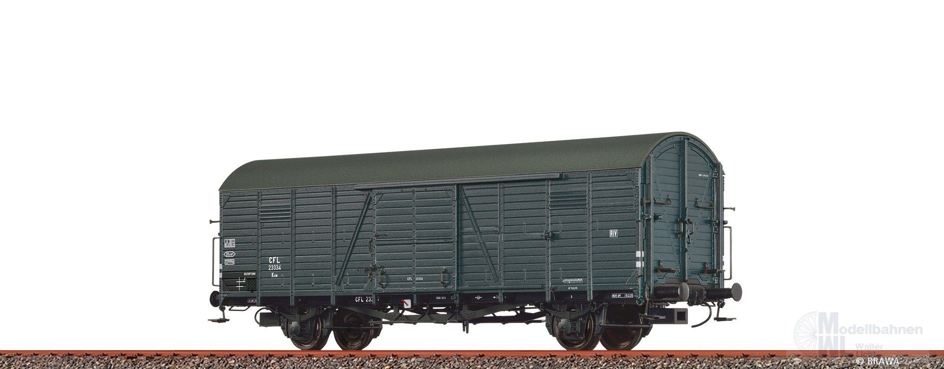 Brawa 50498 - Güterwagen ged. CFL Ep.III Kuw 23334 H0/GL Brawa 50498 - Güterwagen ged. CFL Ep.III Kuw 23334 H0/GL