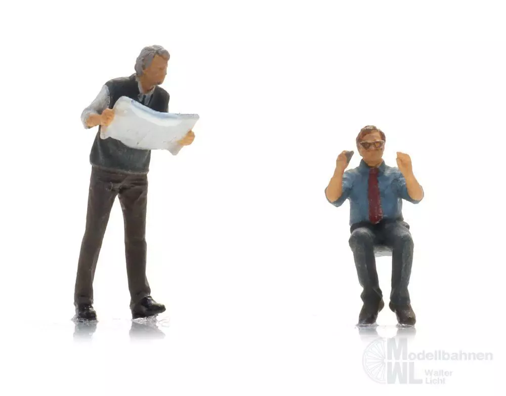 ARTITEC b.v. 5870157 - Technischer Zeichner für Zeichenbrett 2 Figuren H0 1:87