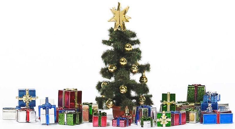 Busch 1140 - Weihnachtsgeschenke-Set H0 1:87