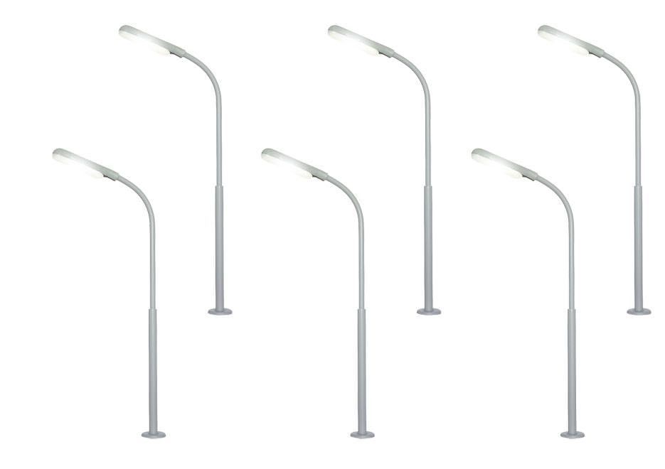 Viessmann 60906 - Peitschenleuchte LED weiß 5+1 H0 1:87