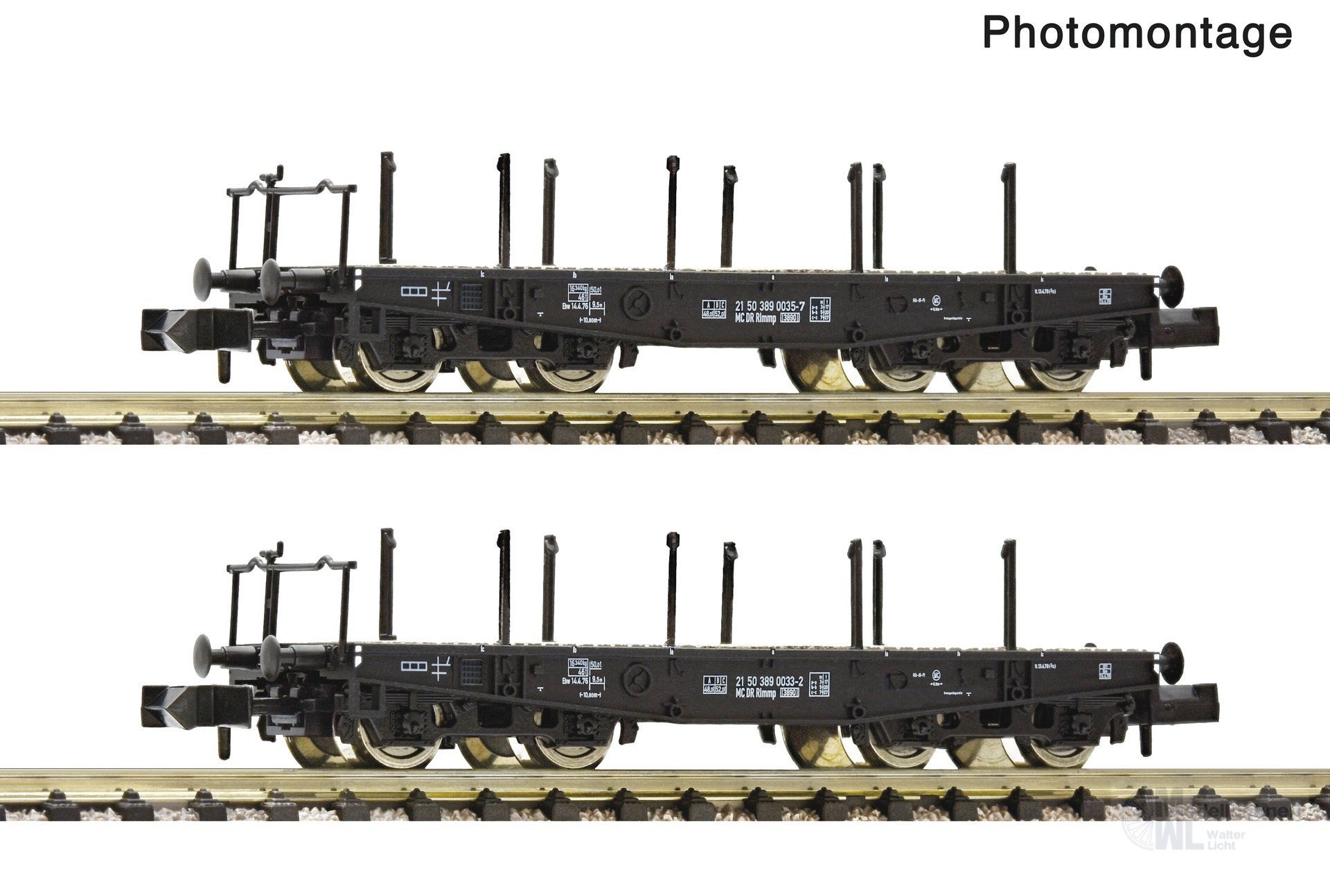 Fleischmann 6660147 - Schwerlastwagen Set DR Ep.IV 2.tlg. N 1:160