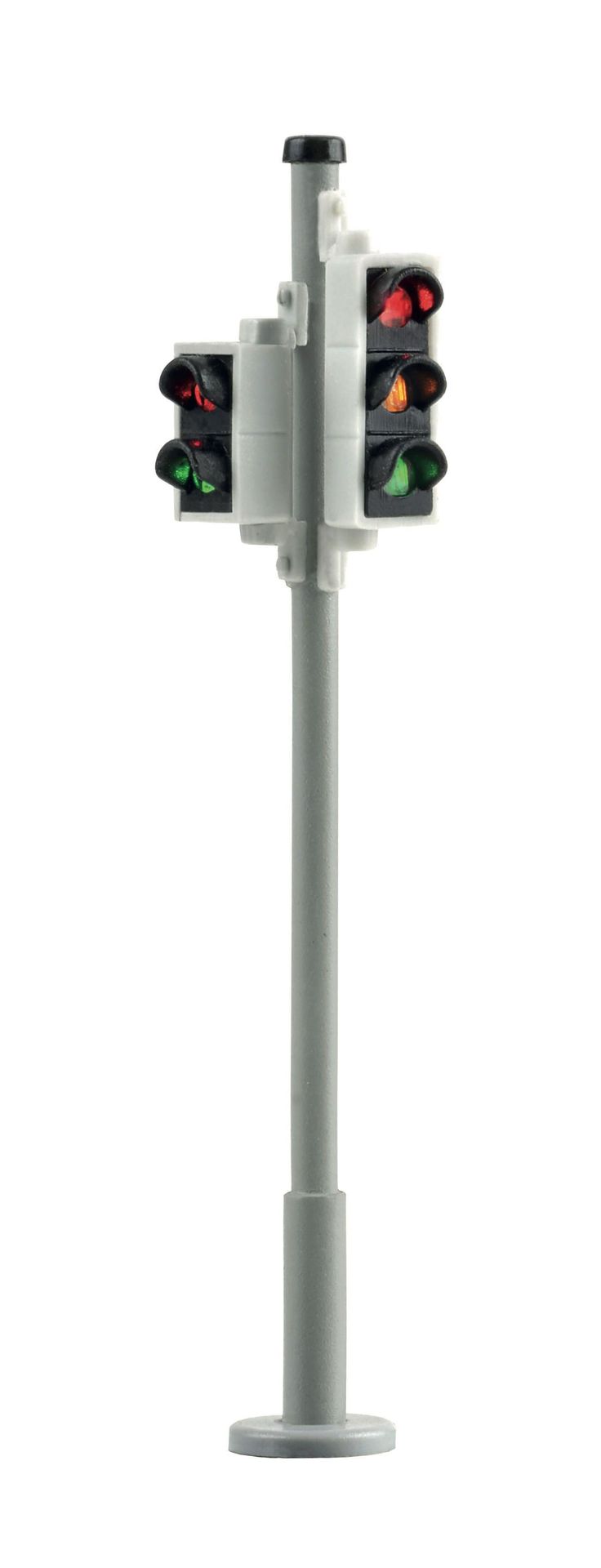 Viessmann 5095 - Verkehrsampel mit Fußgängerampel und LED 2 Stück H0 1:87