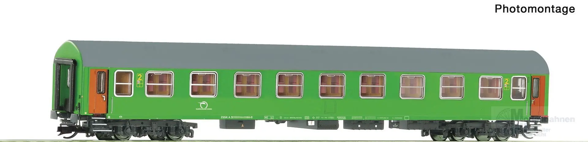 Roco 6280037 - Personenwagen ZSSK 2.Kl. Y/B 70 TT 1:120