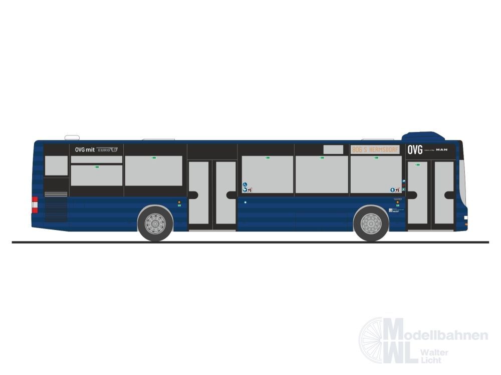 Rietze 73934 - MAN Lion´s City ´15 Oberhavel Verkehrsgesellschaft H0 1:87
