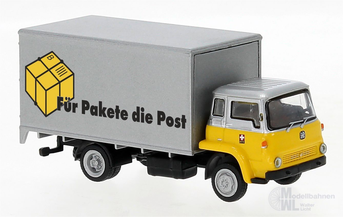 Brekina 35921 - Bedford Koffer PTT 2 (CH) H0 1:87