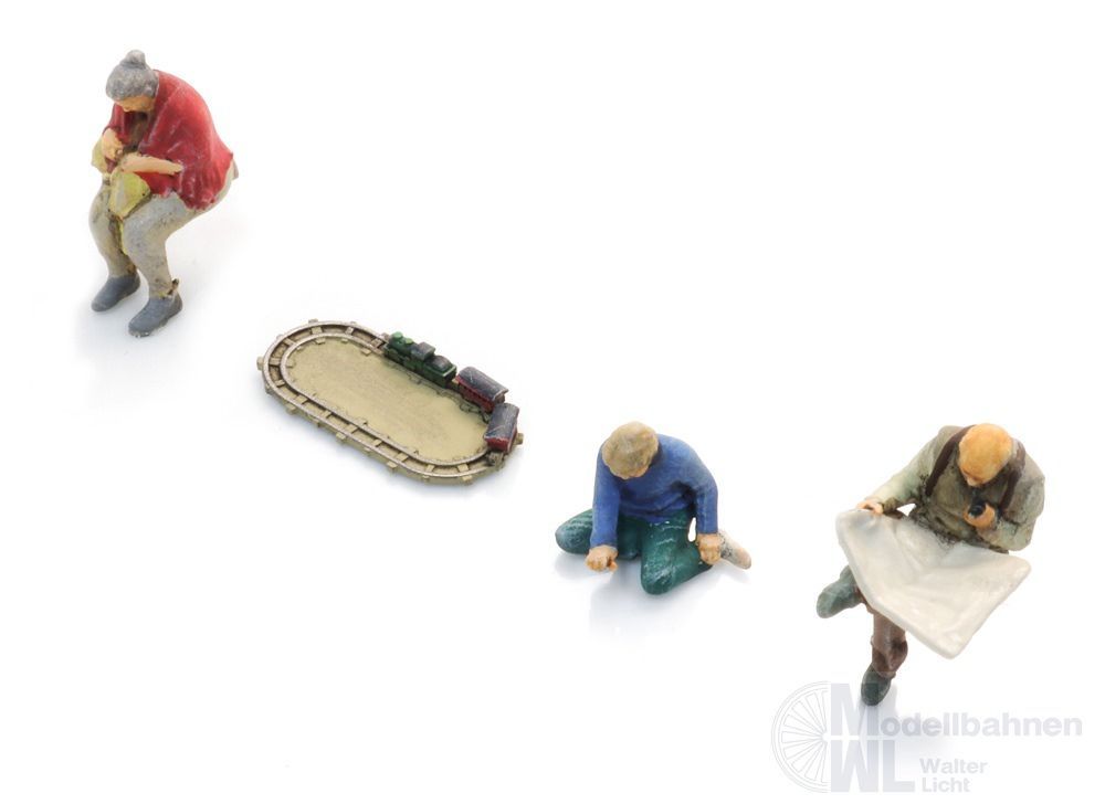 ARTITEC b.v. 5870133 - Übernachten bei Opa und Oma (3x) Fertigmodell H0 1:87