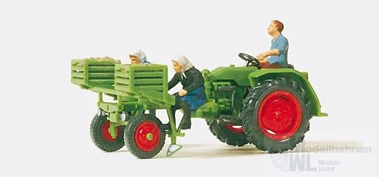 Preiser 17935 - Geräteträger mit Kartoffellegemaschine H0 1:87