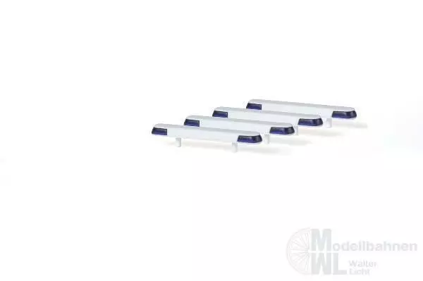 Rietze 70210 - Hella Blaulichtbalken 4 Stück H0 1:87