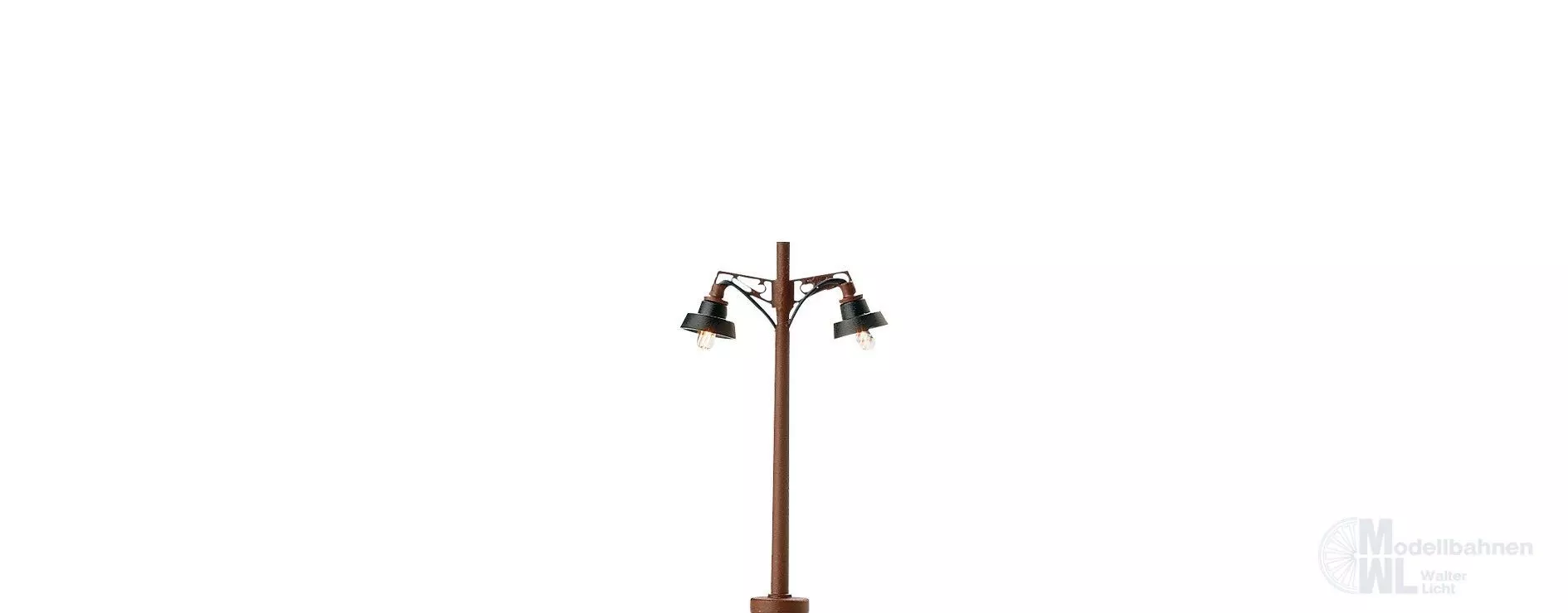 Brawa 4611 - Holzmastleuchte 2-armig N