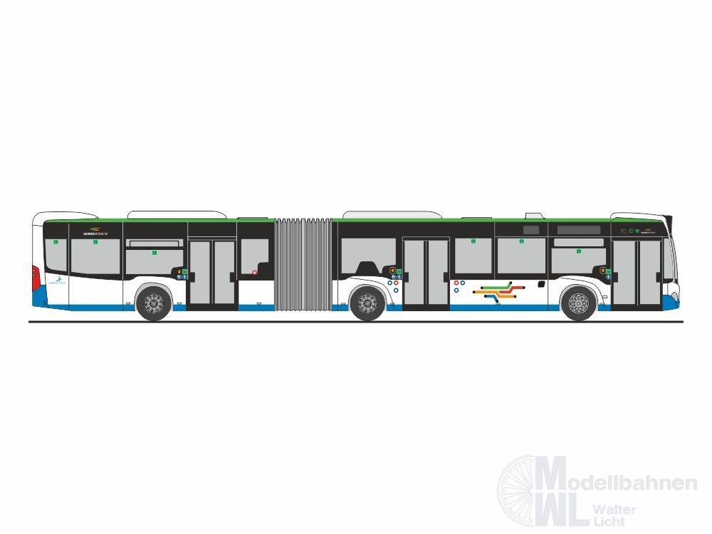 Rietze 69317 - Mercedes-Benz Citaro G´12 Bahnen der Stadt Monheim H0 1:87