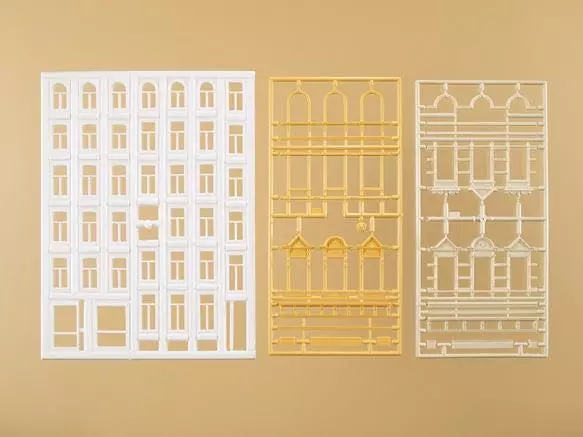 Auhagen 48651 - Fenster und Gewände für Wohngebäude H0 1:87