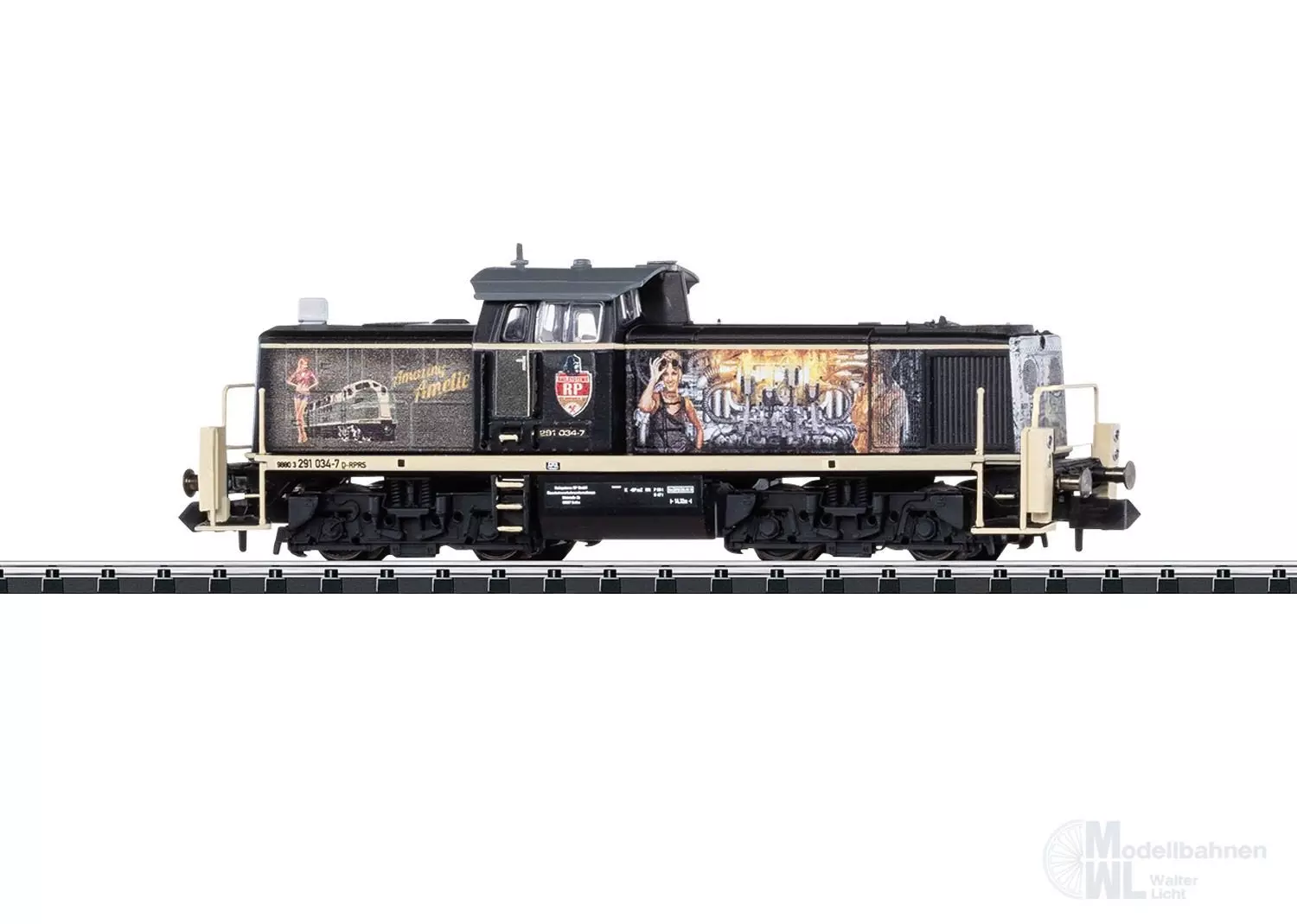 Trix 16299 - Diesellok BR 291 RP GmbH Ep.VI Amelie N 1:160 Sound