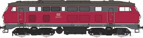 Lenz 40182-02 - Diesellok BR 218 171-7 DB Ep.IV purpurrot Spur 0