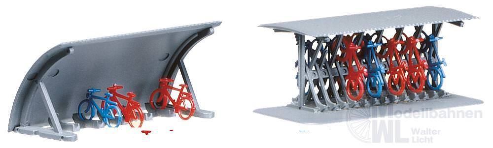 Faller 272535 - 2 Fahrradständer mit Fahrrädern N 1:160 Faller 272535 - 2 Fahrradständer mit Fahrrädern N 1:160